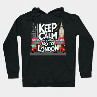 Keep calm and visit London Hoodie